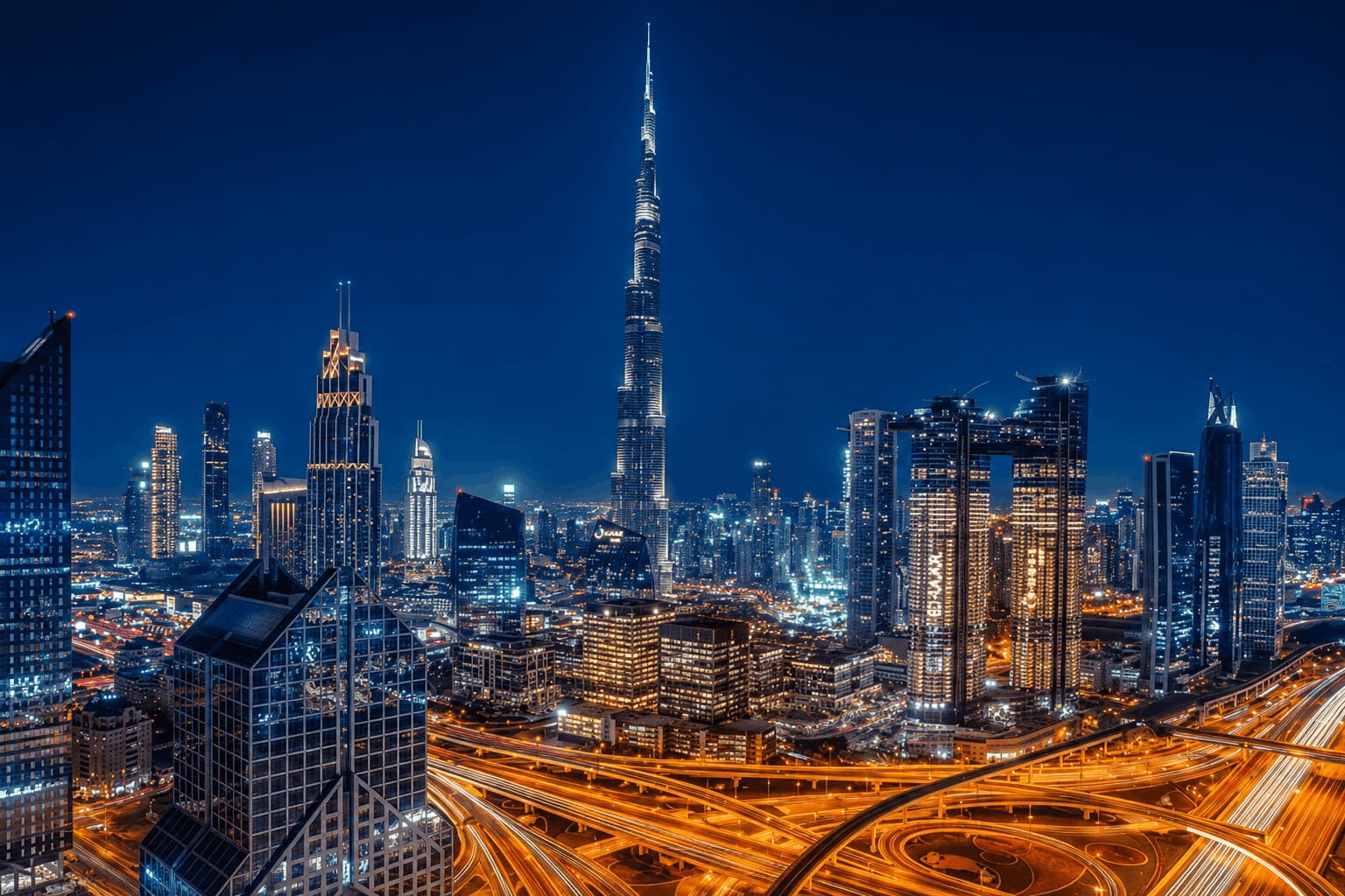 Dubai light over the water — a city that rebuilds itself every decade