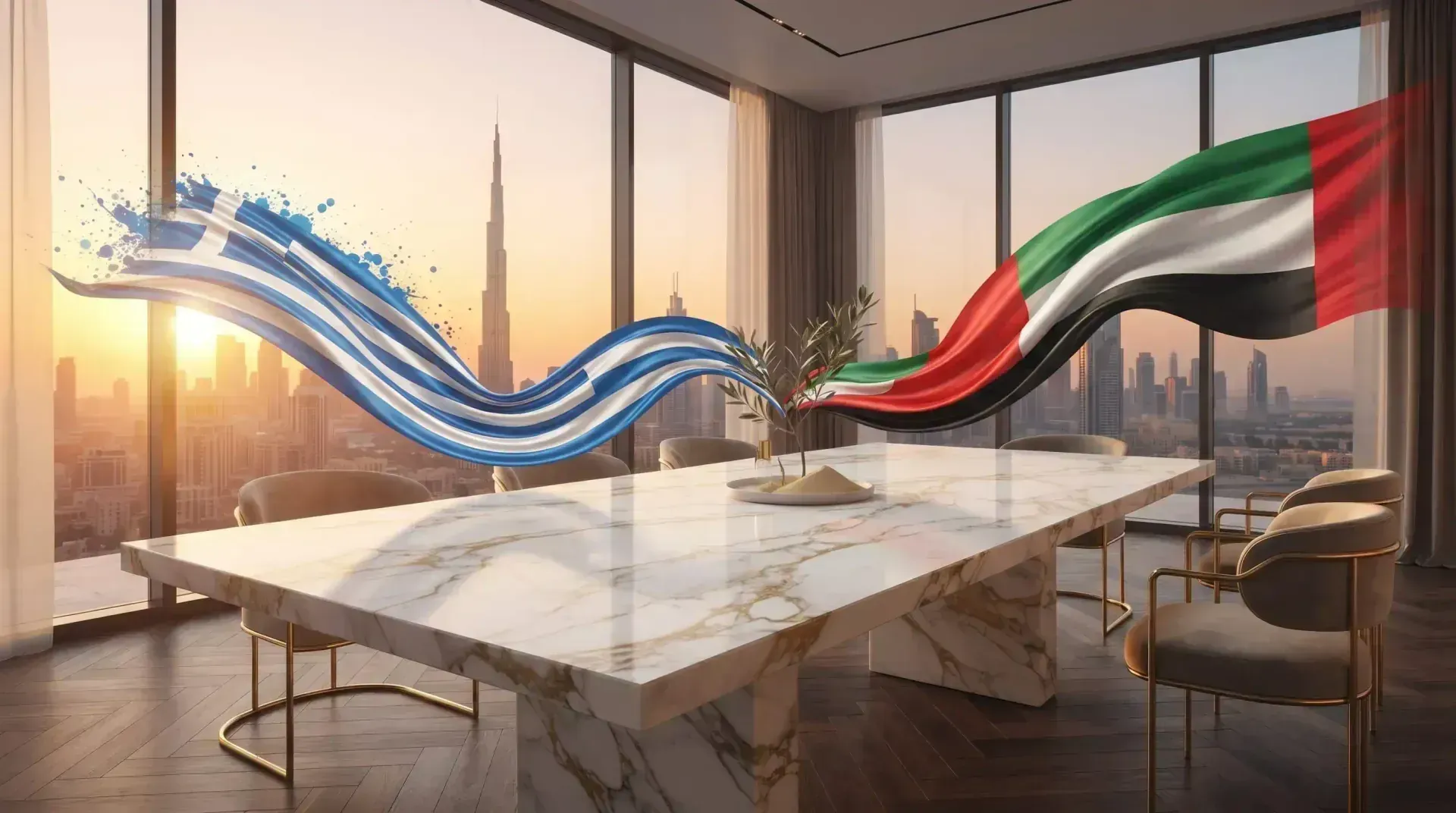 Meli's family home in Dubai, where every message is read