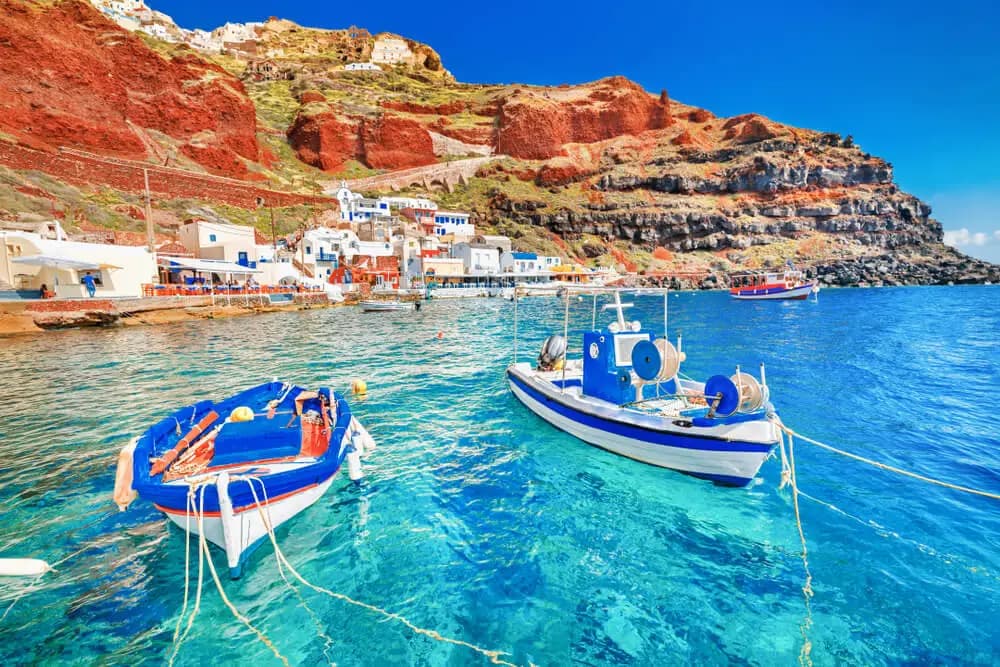Aegean water and boats — swimming, motion, the body outdoors