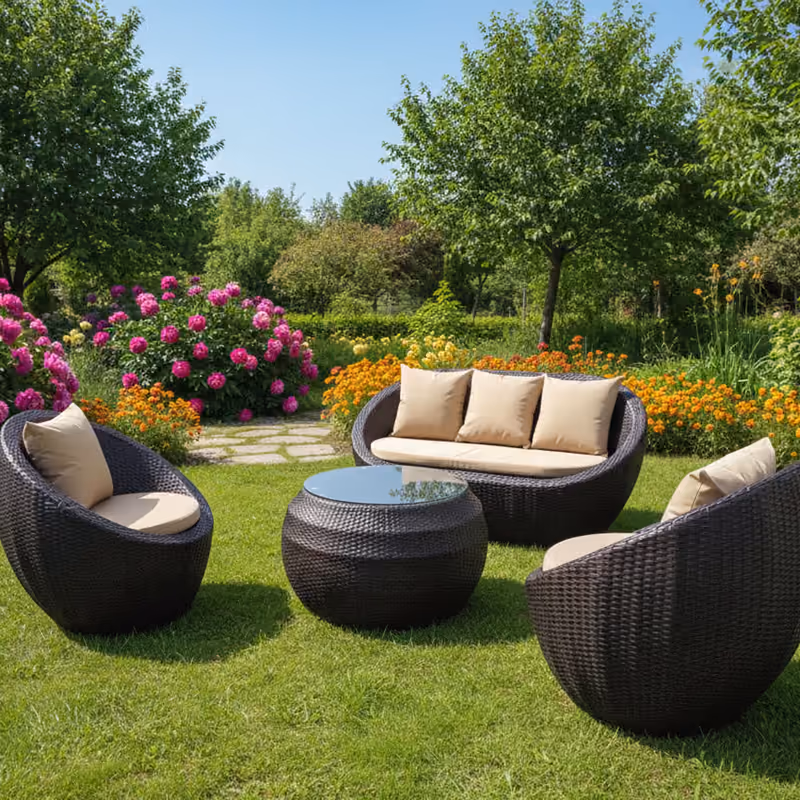 Doha Egg Lounge Set