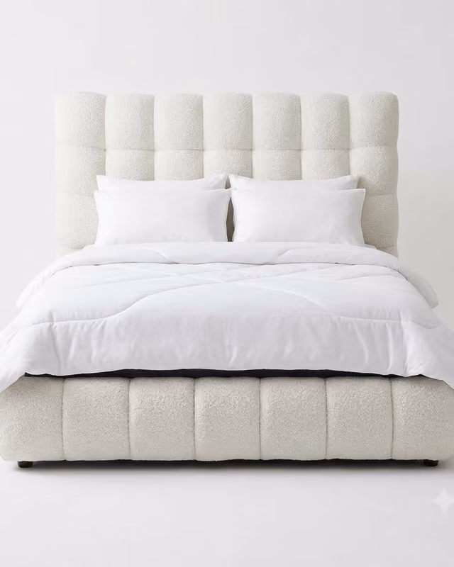 Halima Boucle Bed