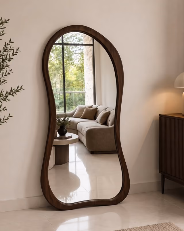 JJ Walnut Form Mirror