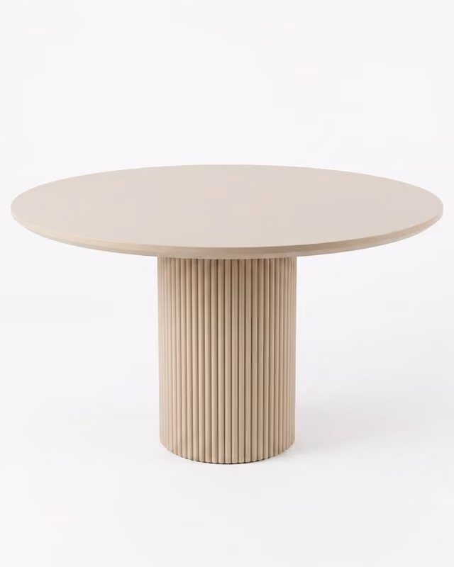 Marc Fluted Pedestal Table