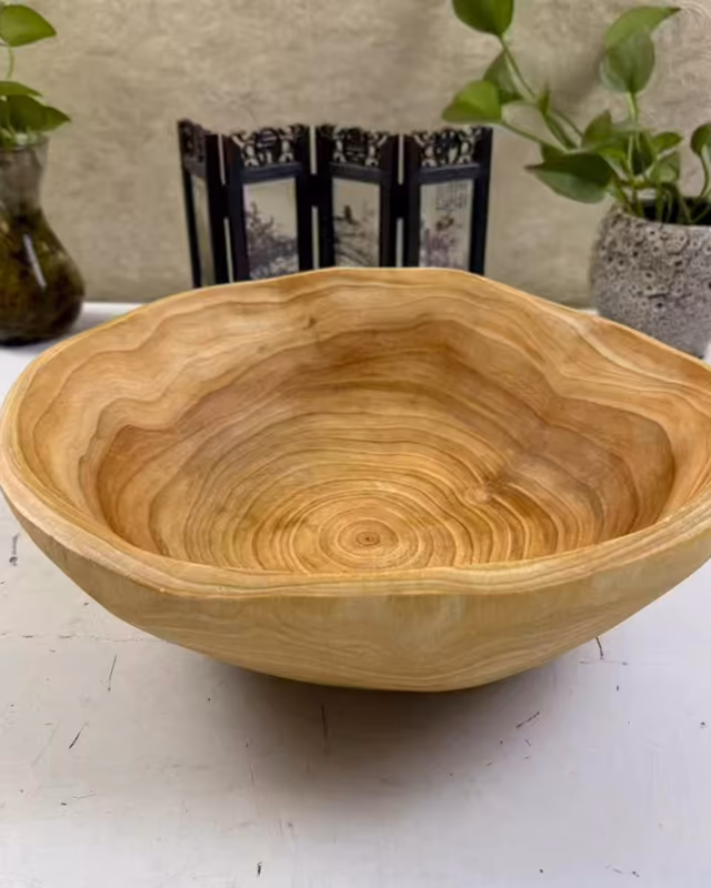 Omi Wood Fruit Bowl