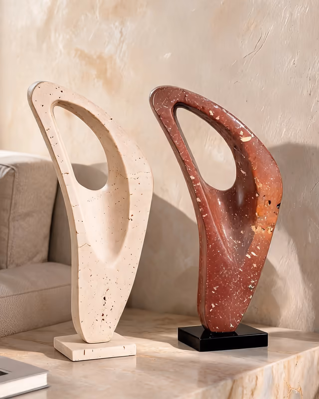 Wafa Amber Light Sculpture